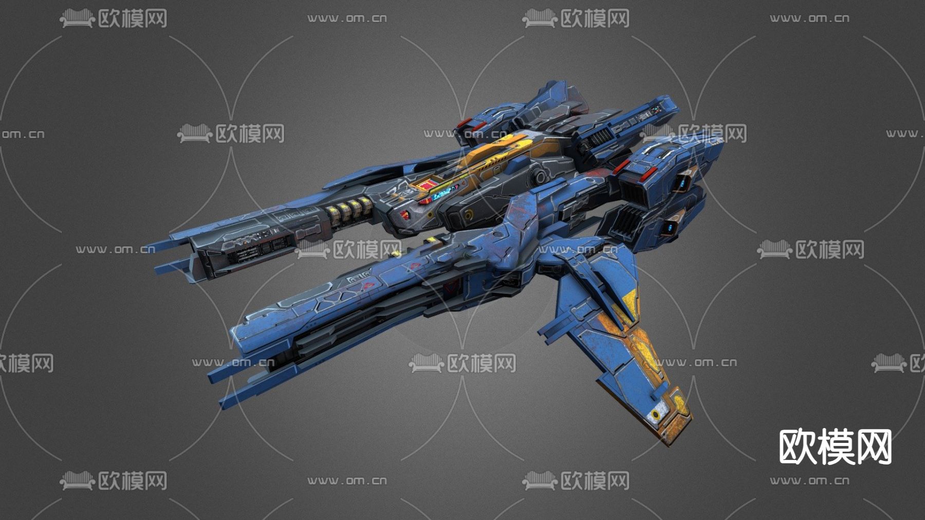 宇宙未来飞船su模型下载（渲染图1）