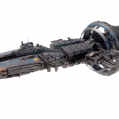  宇宙未来飞船su模型 