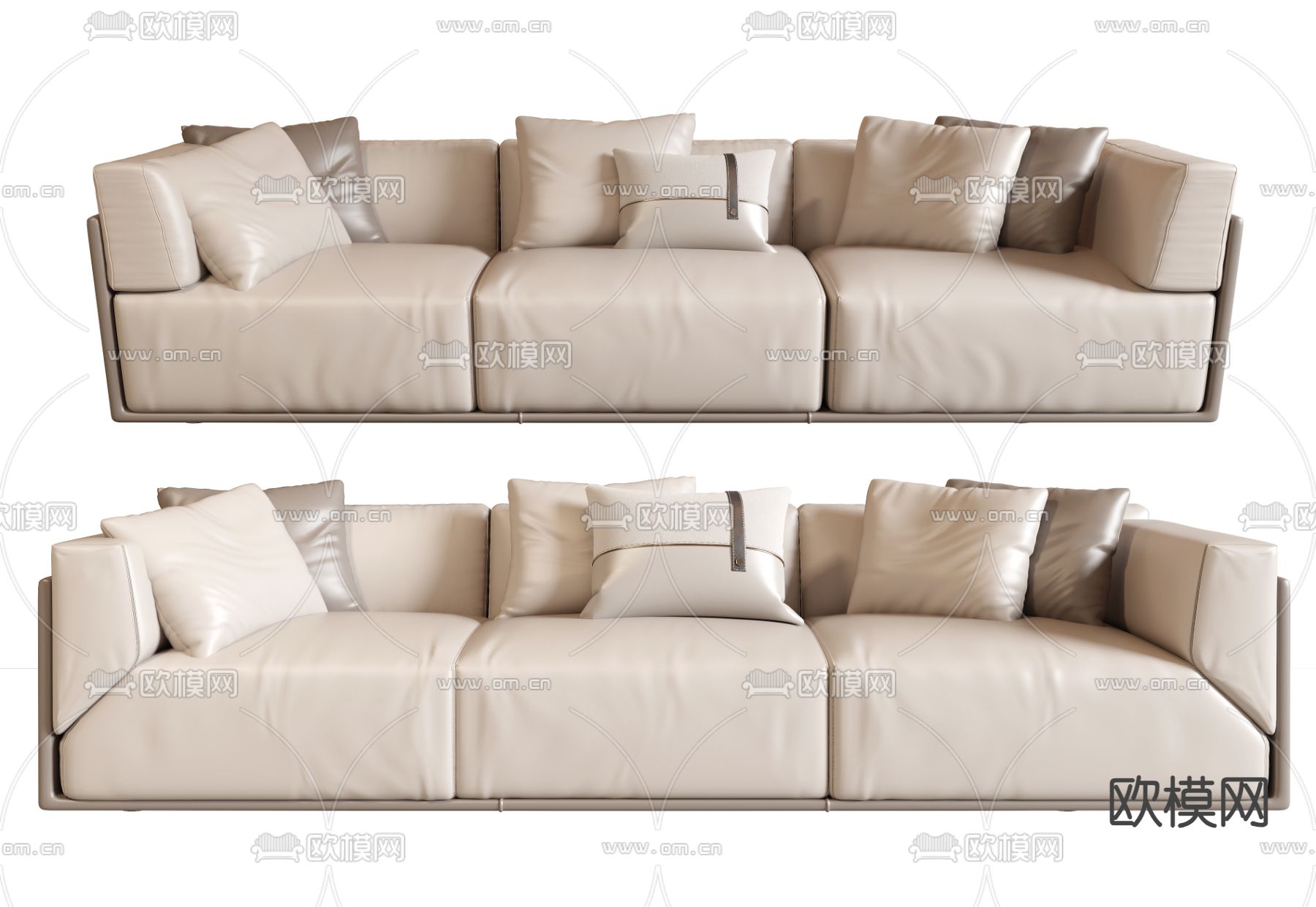 Poliform 多人沙发 软体沙发3d模型下载