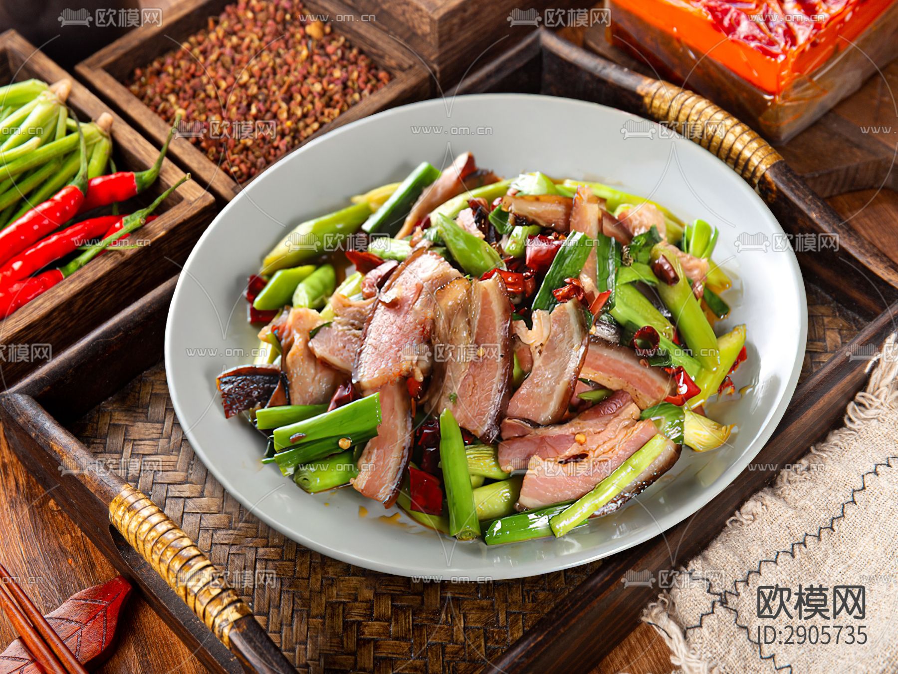 高清炒菜贴图下载（渲染图4）