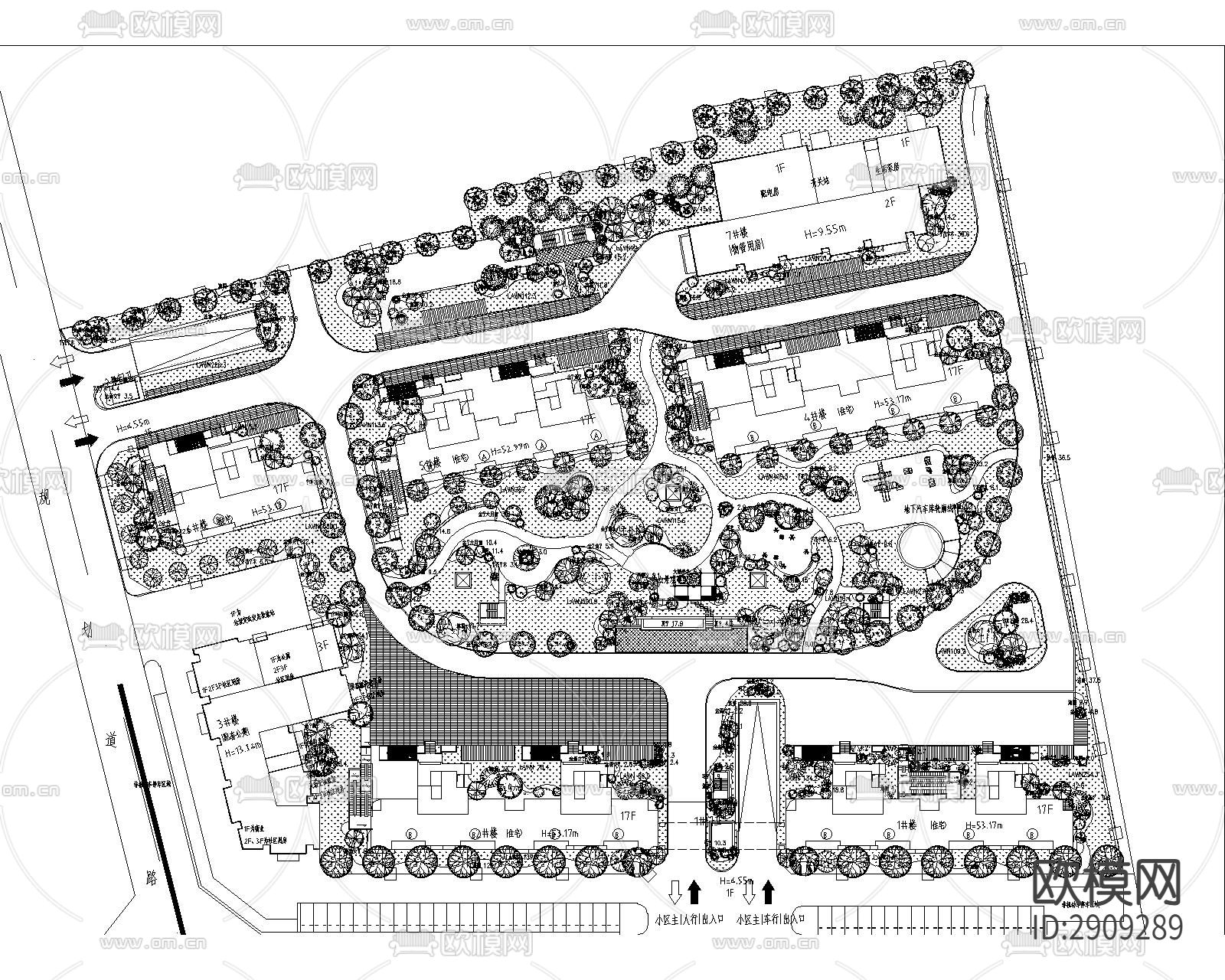 植物组图 植物景观设计下载（渲染图3）