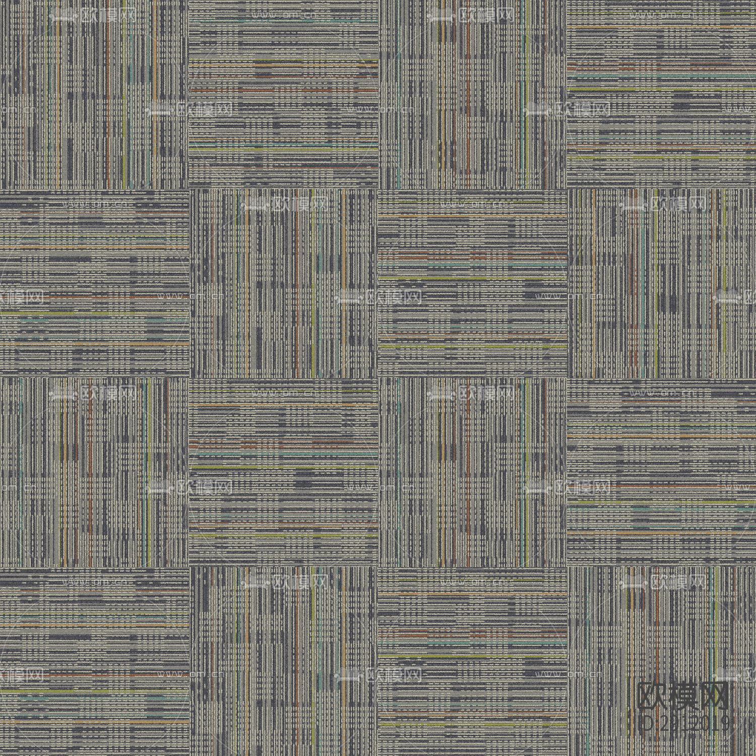 现代块状地毯 灰色地毯下载