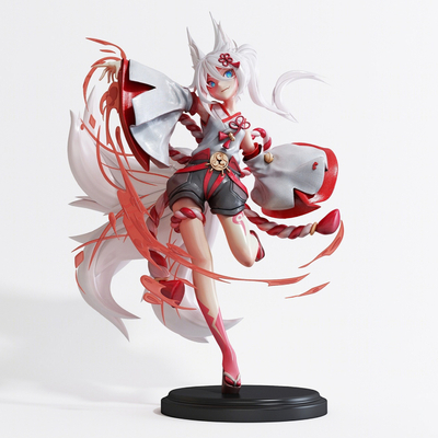  虚拟动漫人物 手办su模型 