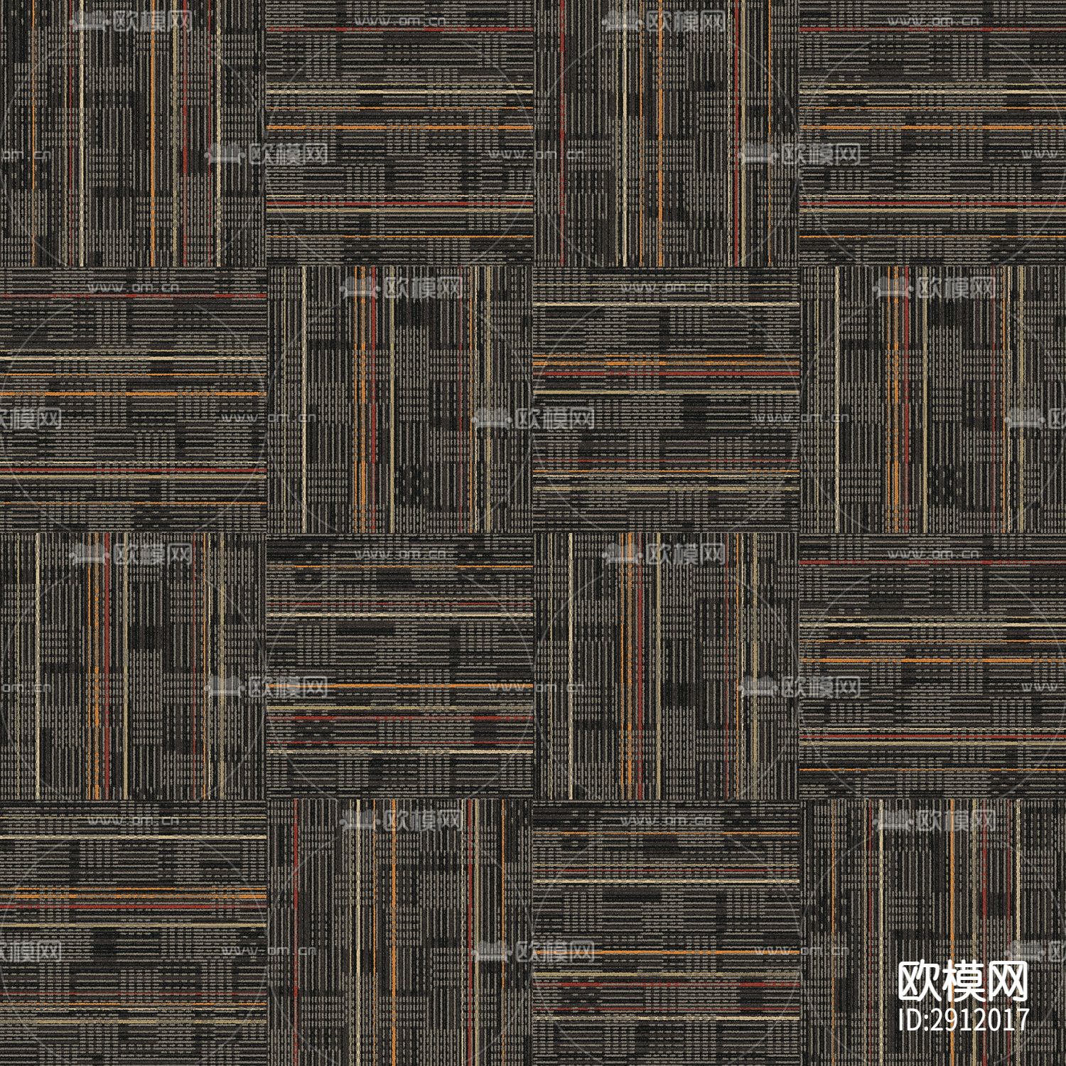 现代块状地毯 灰色地毯下载