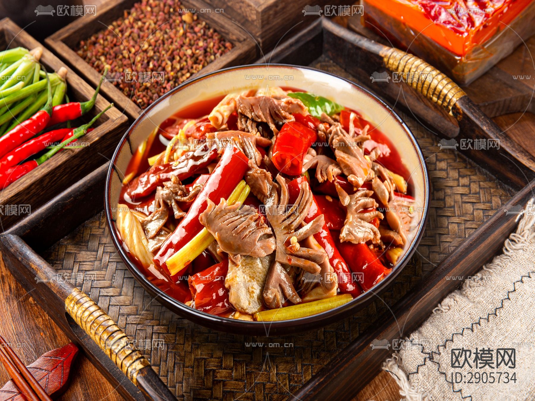 高清炒菜贴图下载（渲染图3）