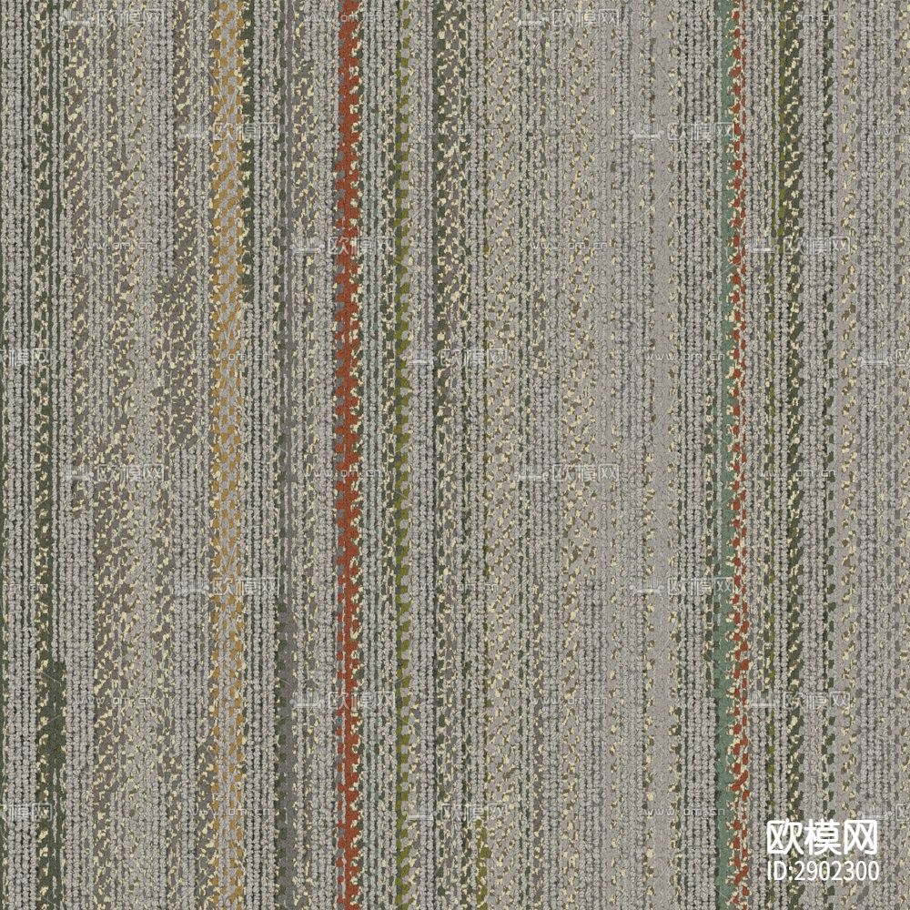 现代彩色条纹块状地毯 浅灰色地毯下载