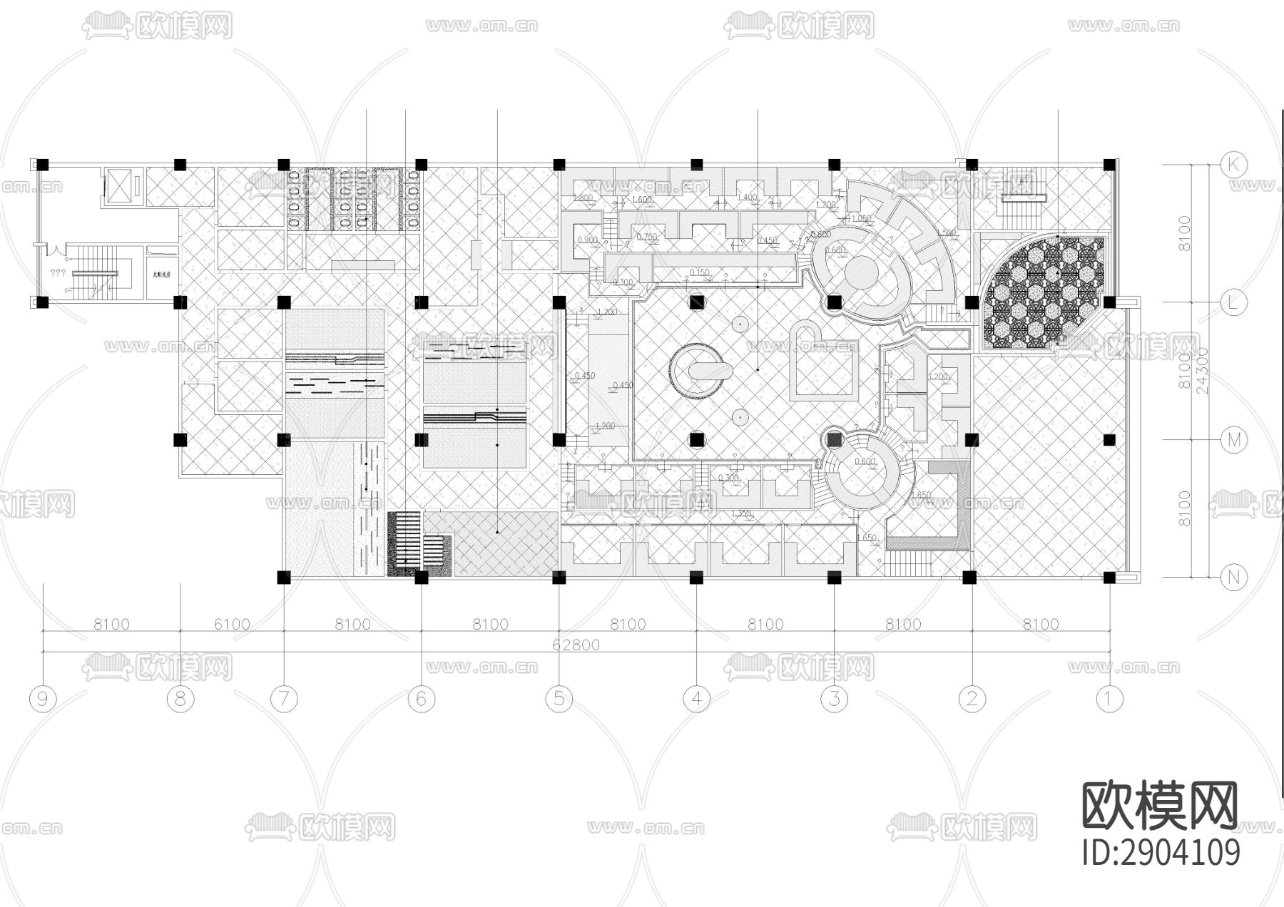 石家庄FD酒吧CAD施工图下载（渲染图3）