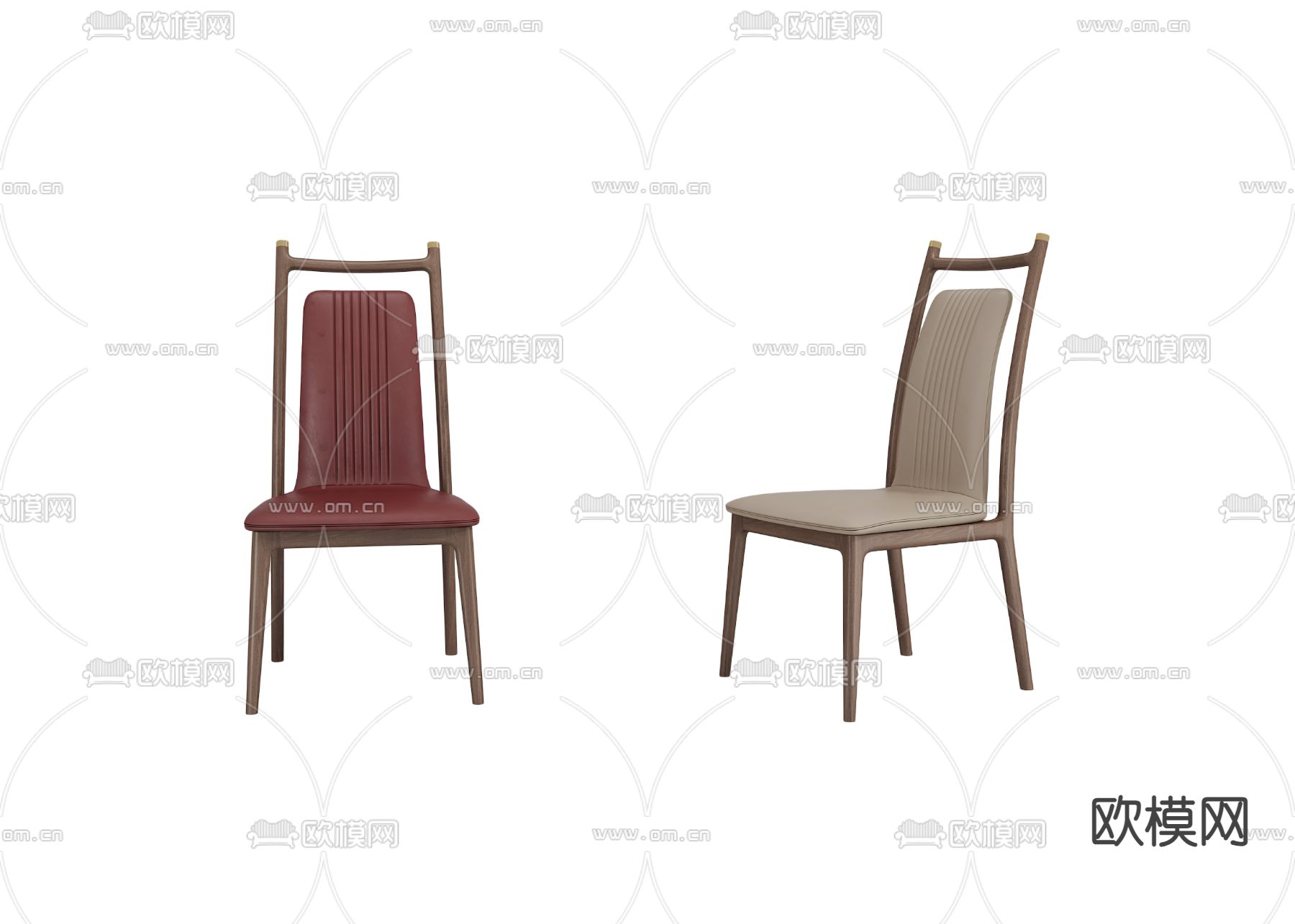 新中式椅子 餐椅3d模型下载