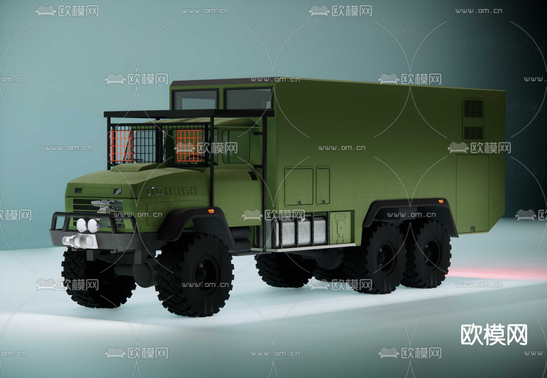 军用卡车su模型下载（渲染图4）