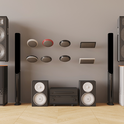  音响 音箱su模型 