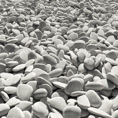 鹅卵石 小石子 石头su模型