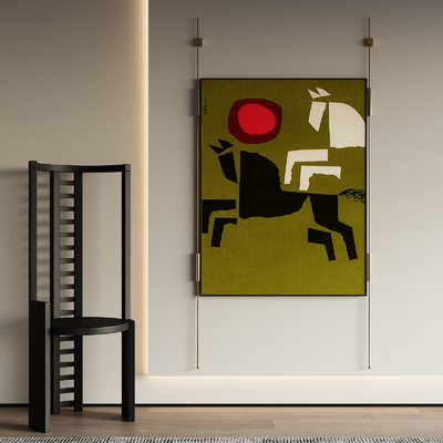 中古风装饰画su模型