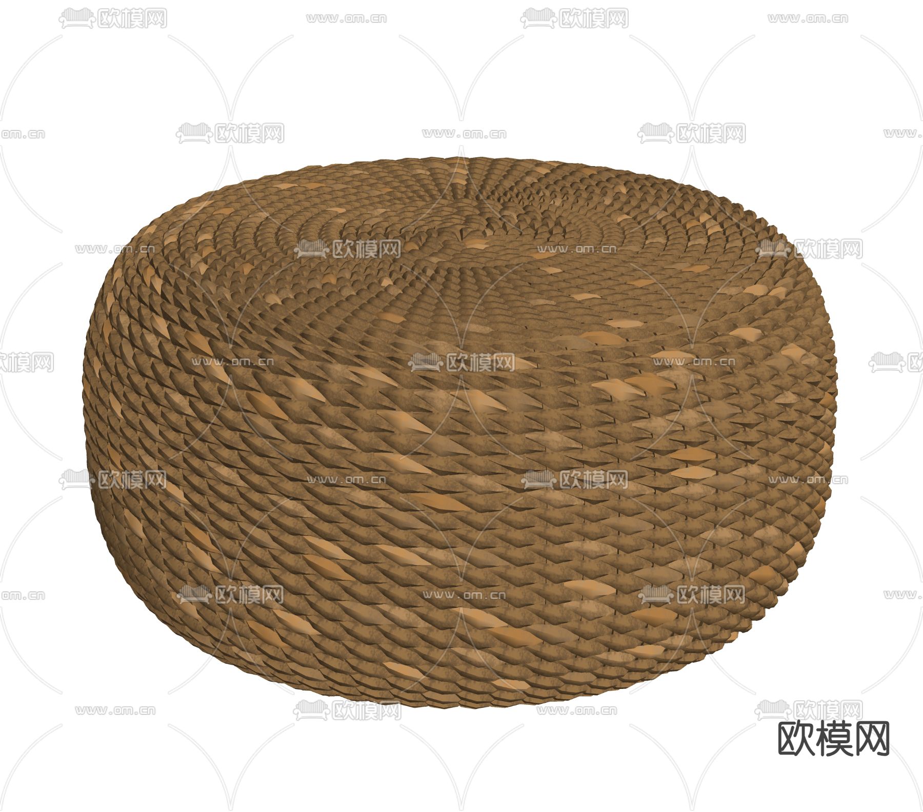 日式蒲团 坐垫su模型下载（渲染图2）