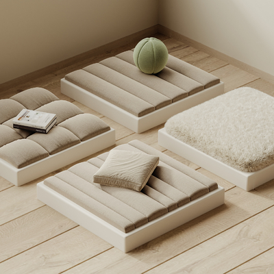  现代坐垫 软垫 垫子su模型 