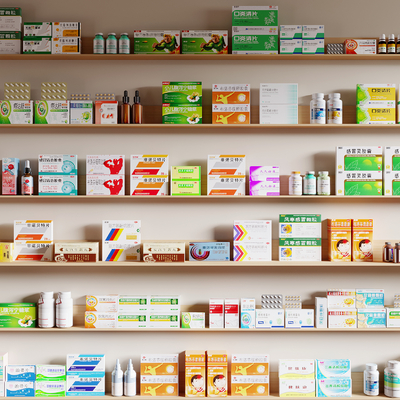  感冒药 中药 西药 药剂su模型 