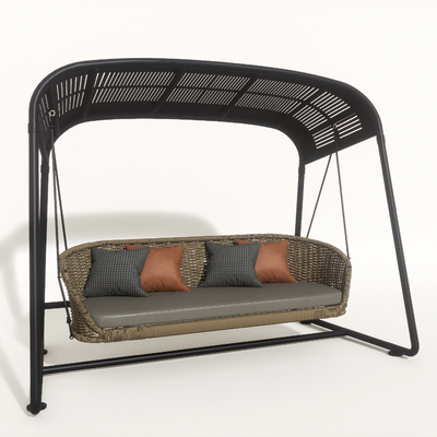  千秋椅 吊椅su模型 