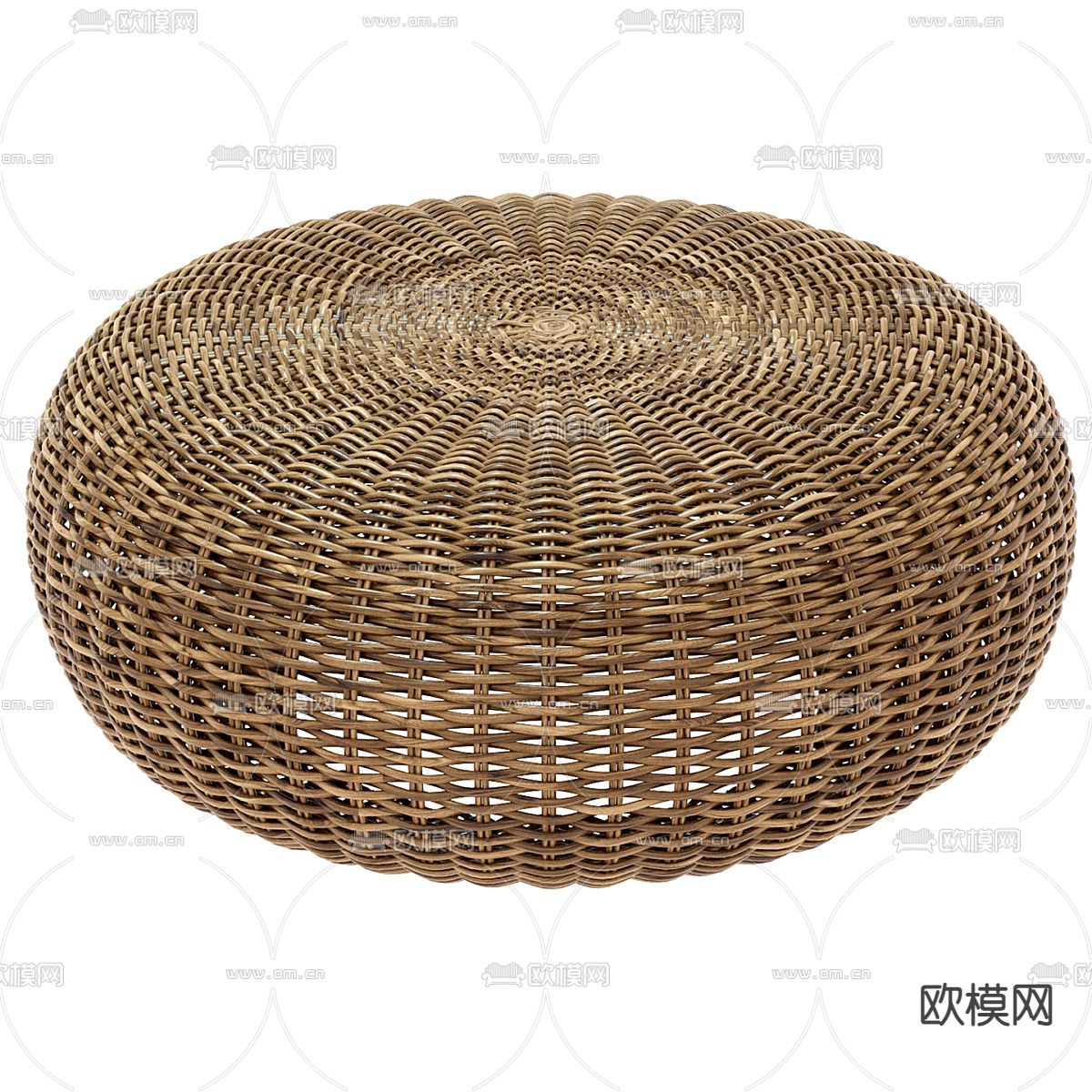 日式蒲团 坐垫su模型