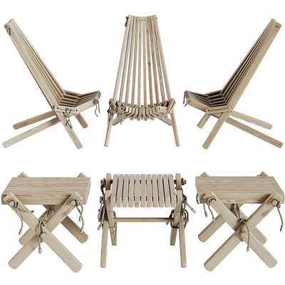  折叠椅 可折叠矮凳su模型 