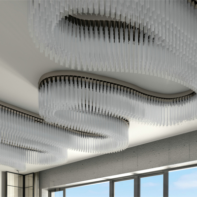  现代水晶灯su模型 