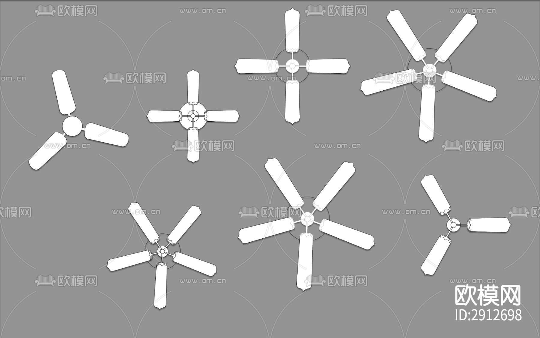 风扇cad图库下载（渲染图1）