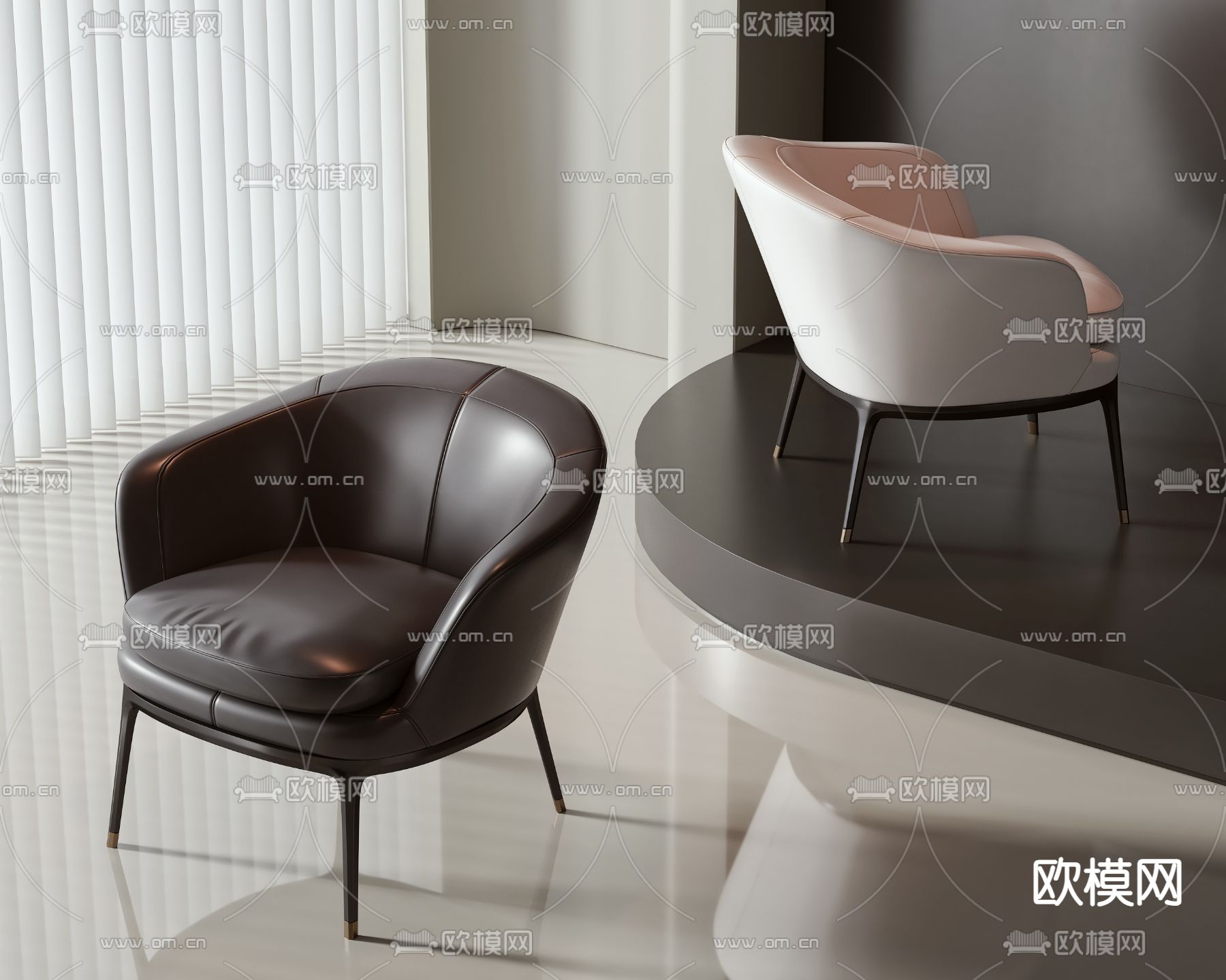 现代休闲椅 沙发椅3d模型下载