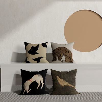  北欧抱枕su模型 