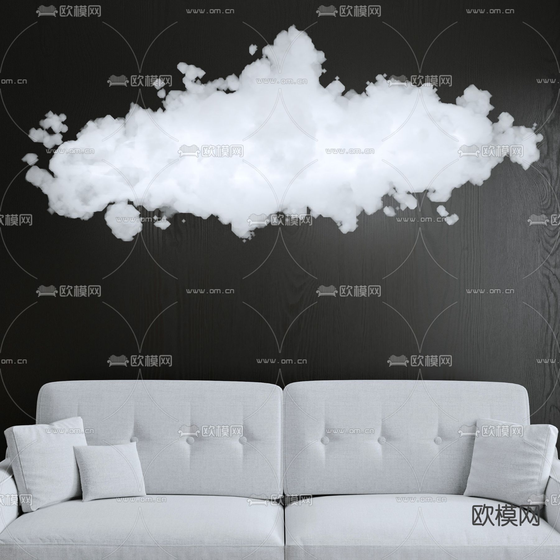 Flos 云朵灯 装饰灯3d模型