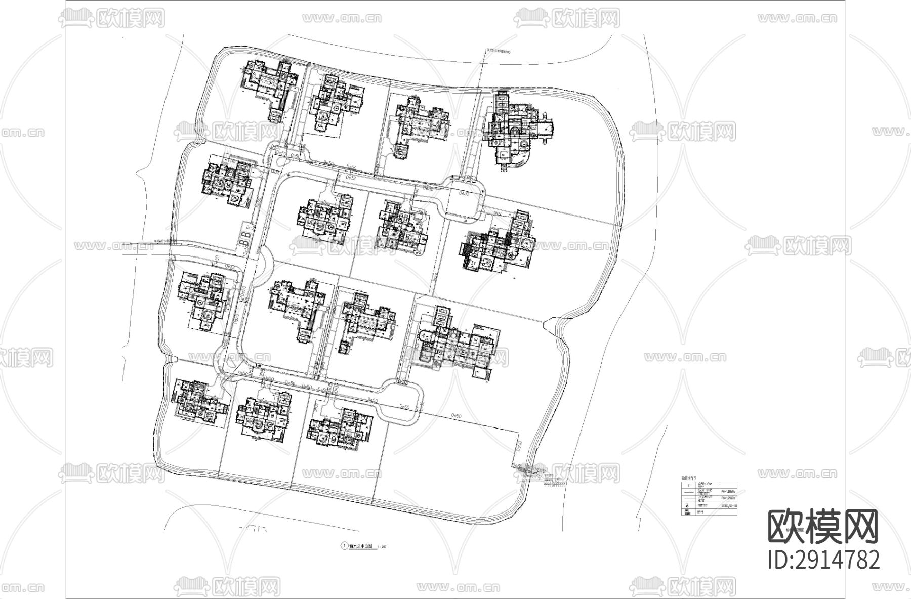 给水平面cad大样图下载