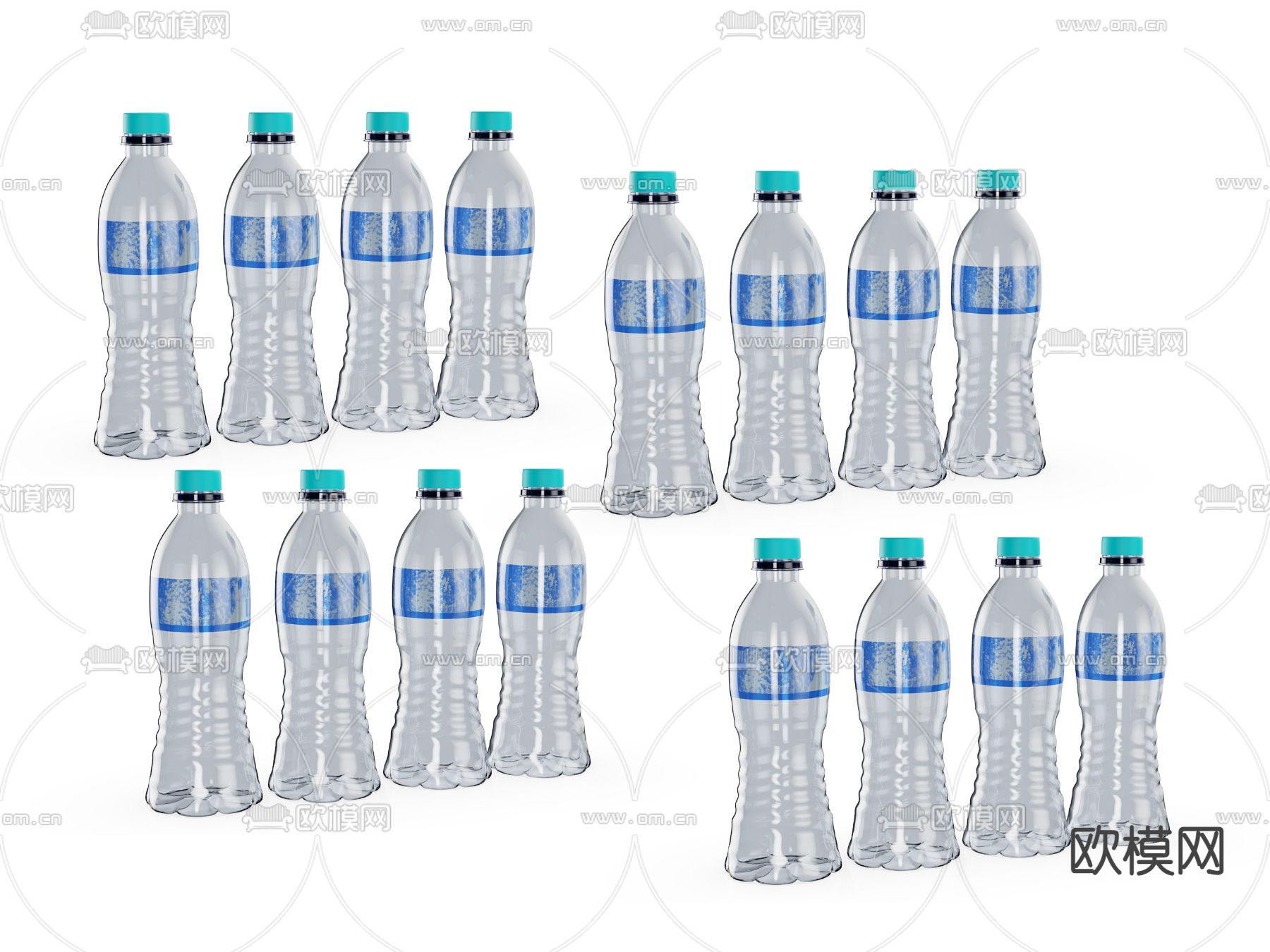 矿泉水瓶3d模型下载