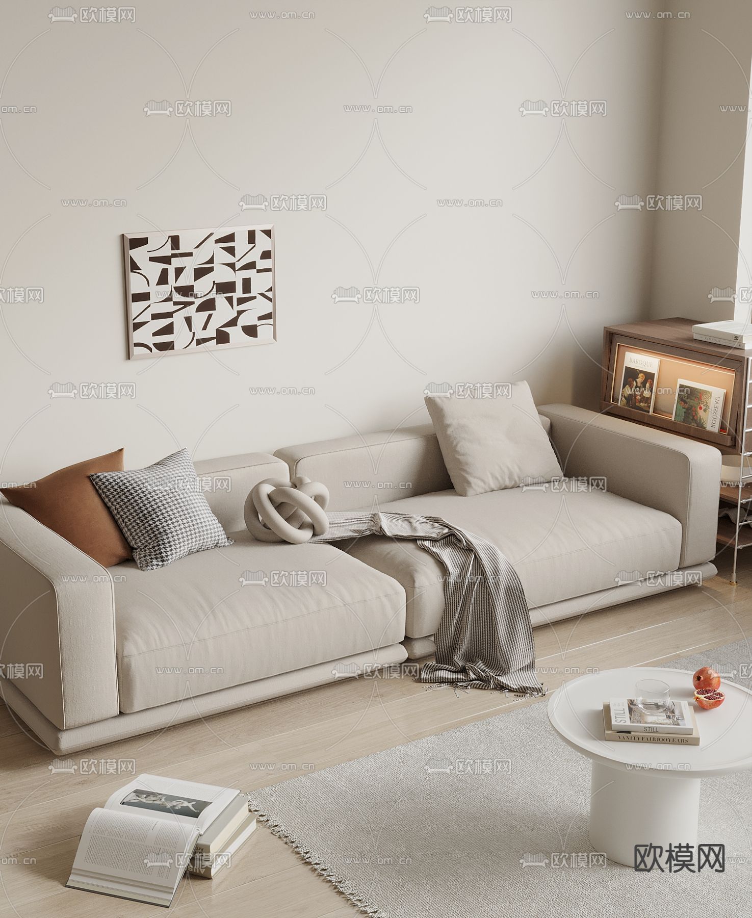 双人沙发 软体沙发3d模型下载