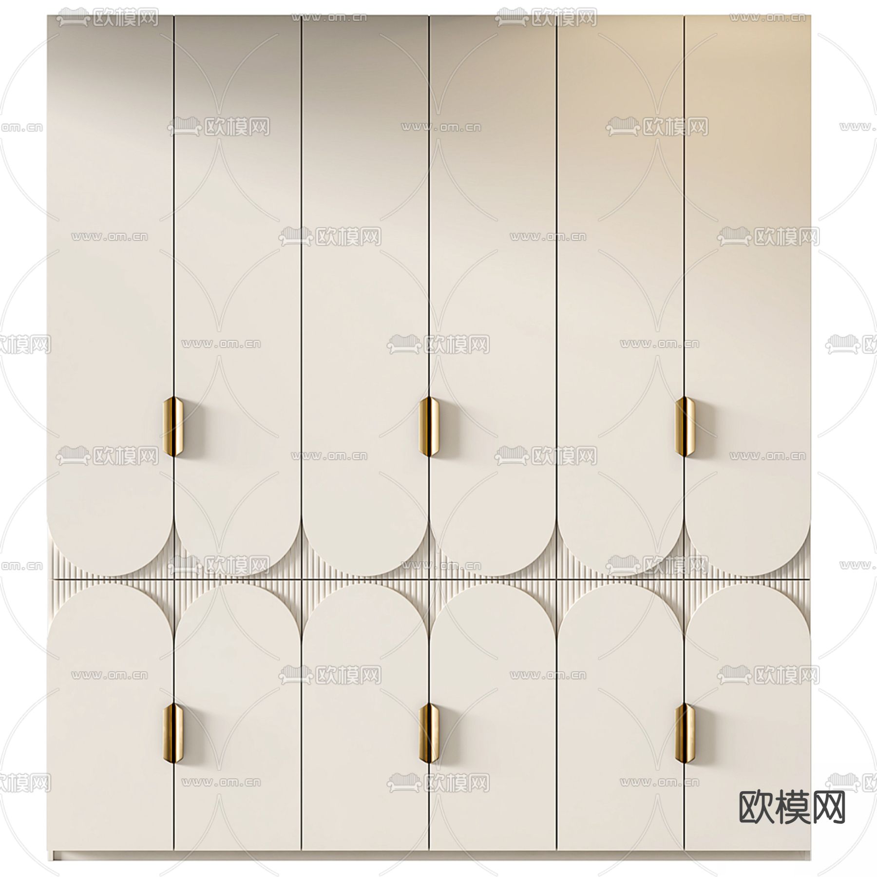 意大利 Poliform 衣柜3d模型下载（渲染图3）