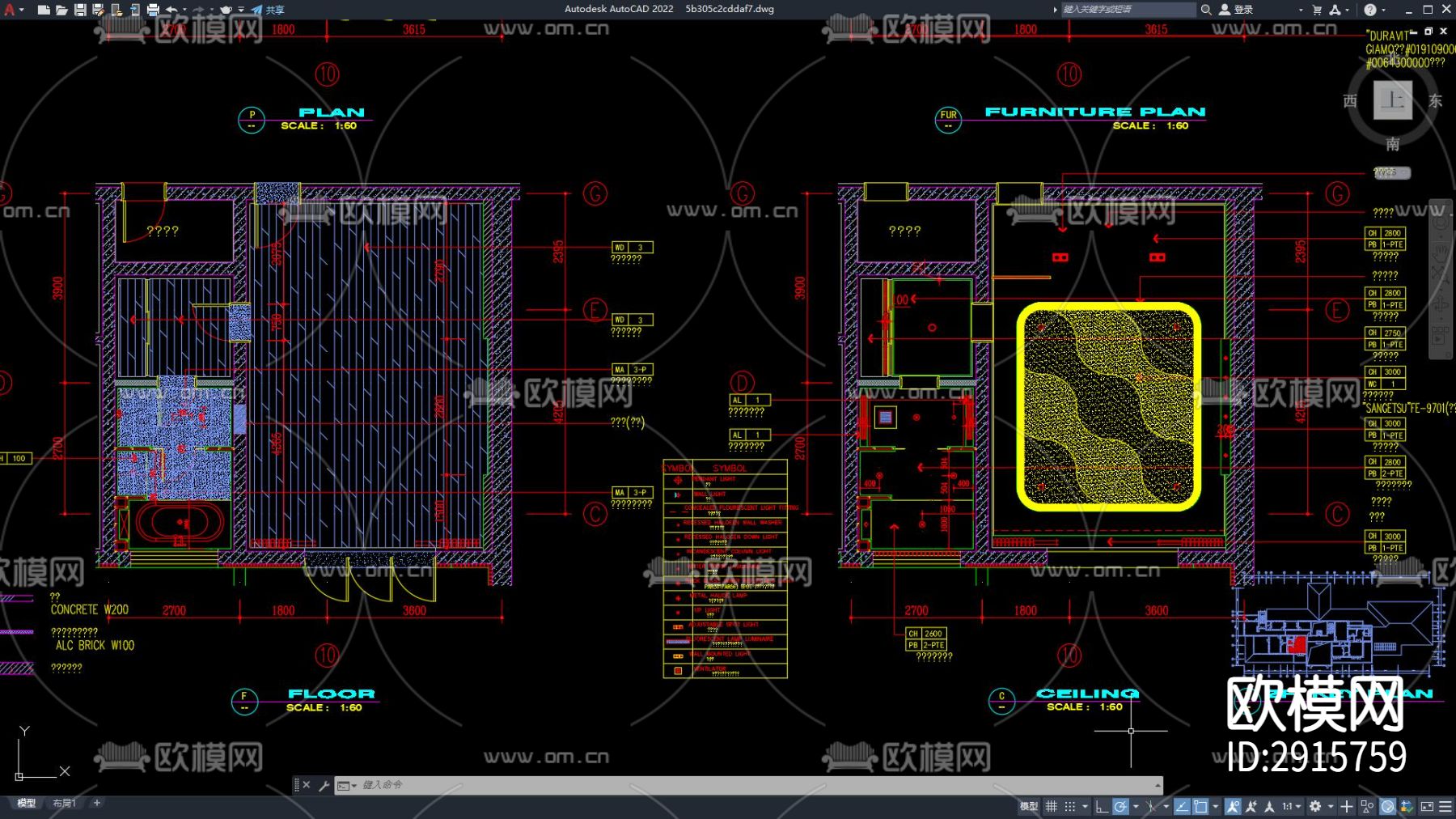儿童房 玩具房cad施工图下载（渲染图4）