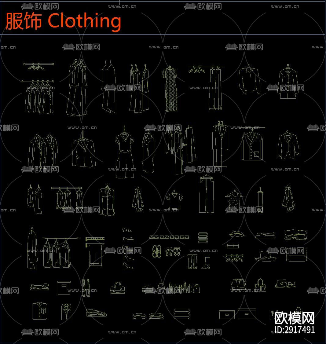 室内设计全类别cad图库下载（渲染图8）