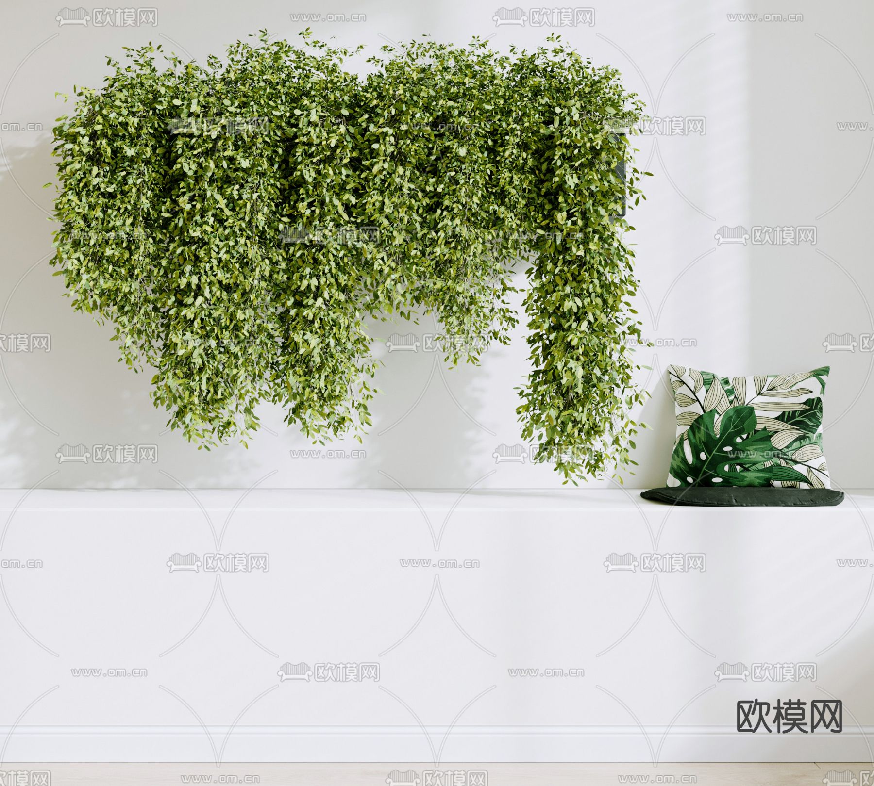 爬藤 藤蔓 常春藤su模型下载（渲染图1）