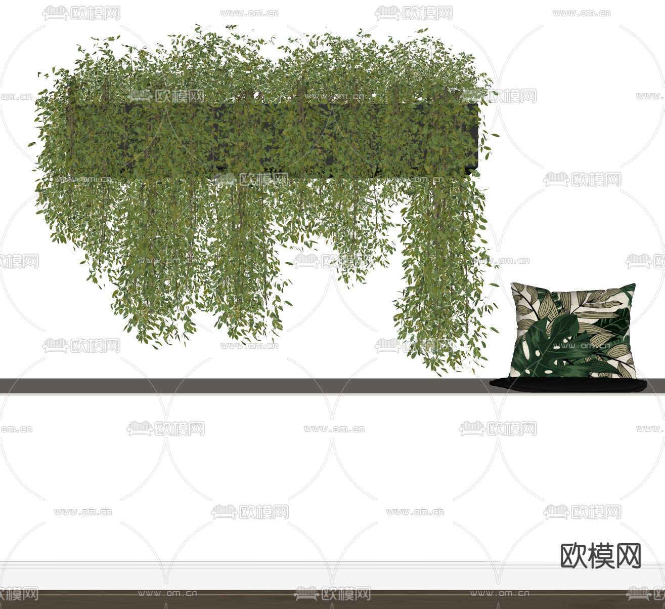 爬藤 藤蔓 常春藤su模型下载（渲染图2）