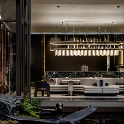 维几设计 售楼处洽谈区