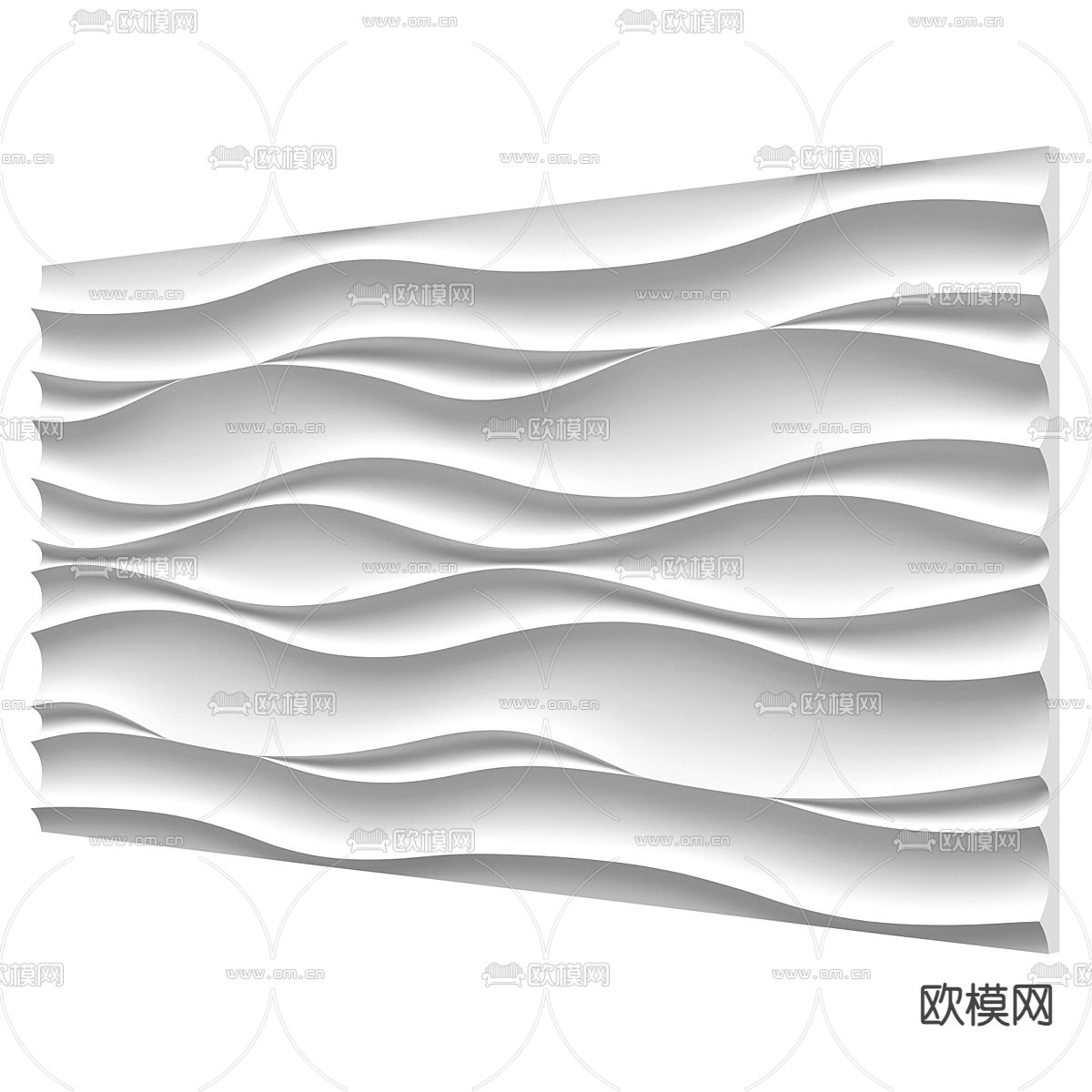 装饰板 墙饰板su模型下载（渲染图1）