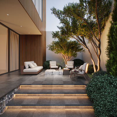  庭院景观su模型 