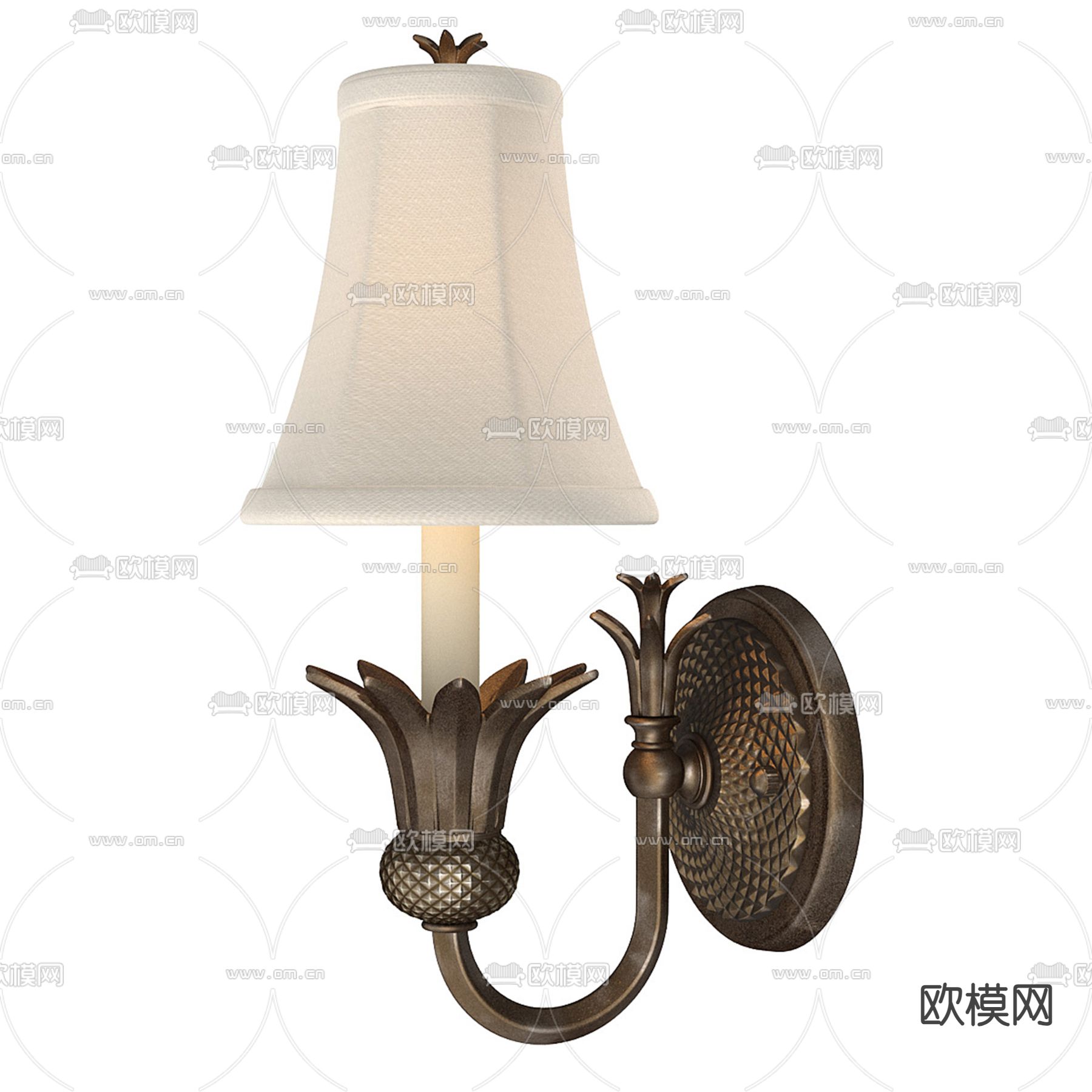 壁灯3d模型下载
