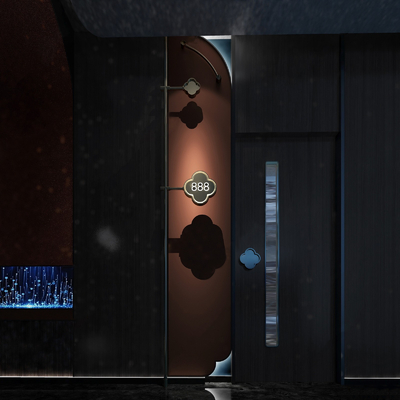  足浴SPA会所su模型 