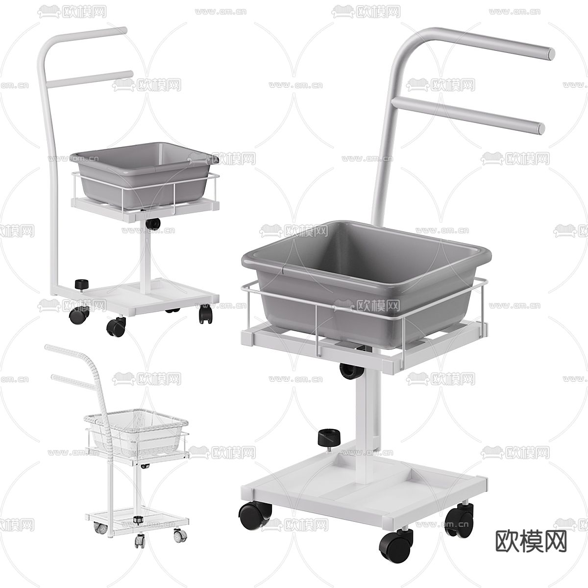 医疗器械 美容椅 按摩椅 美容仪3d模型下载（渲染图3）