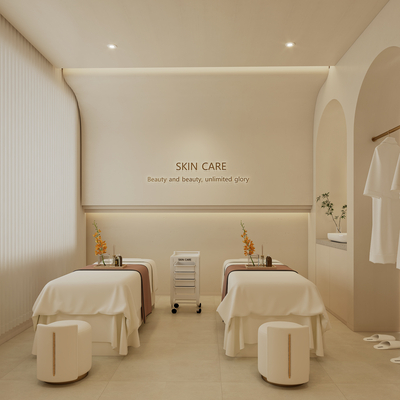  美容包间 SPA店su模型 