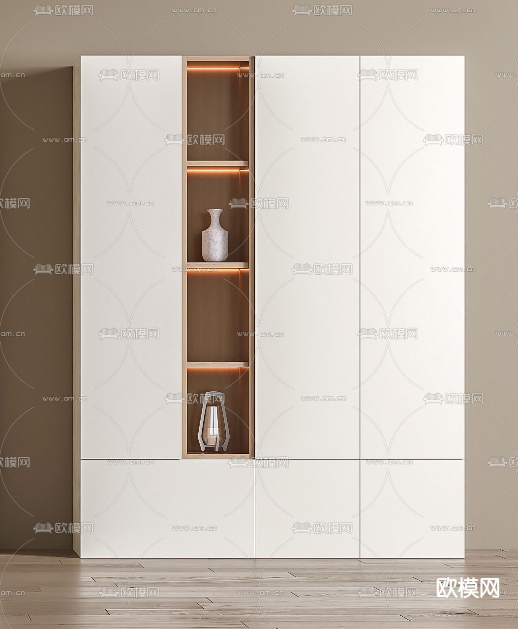 装饰柜 储物柜3d模型下载（渲染图3）
