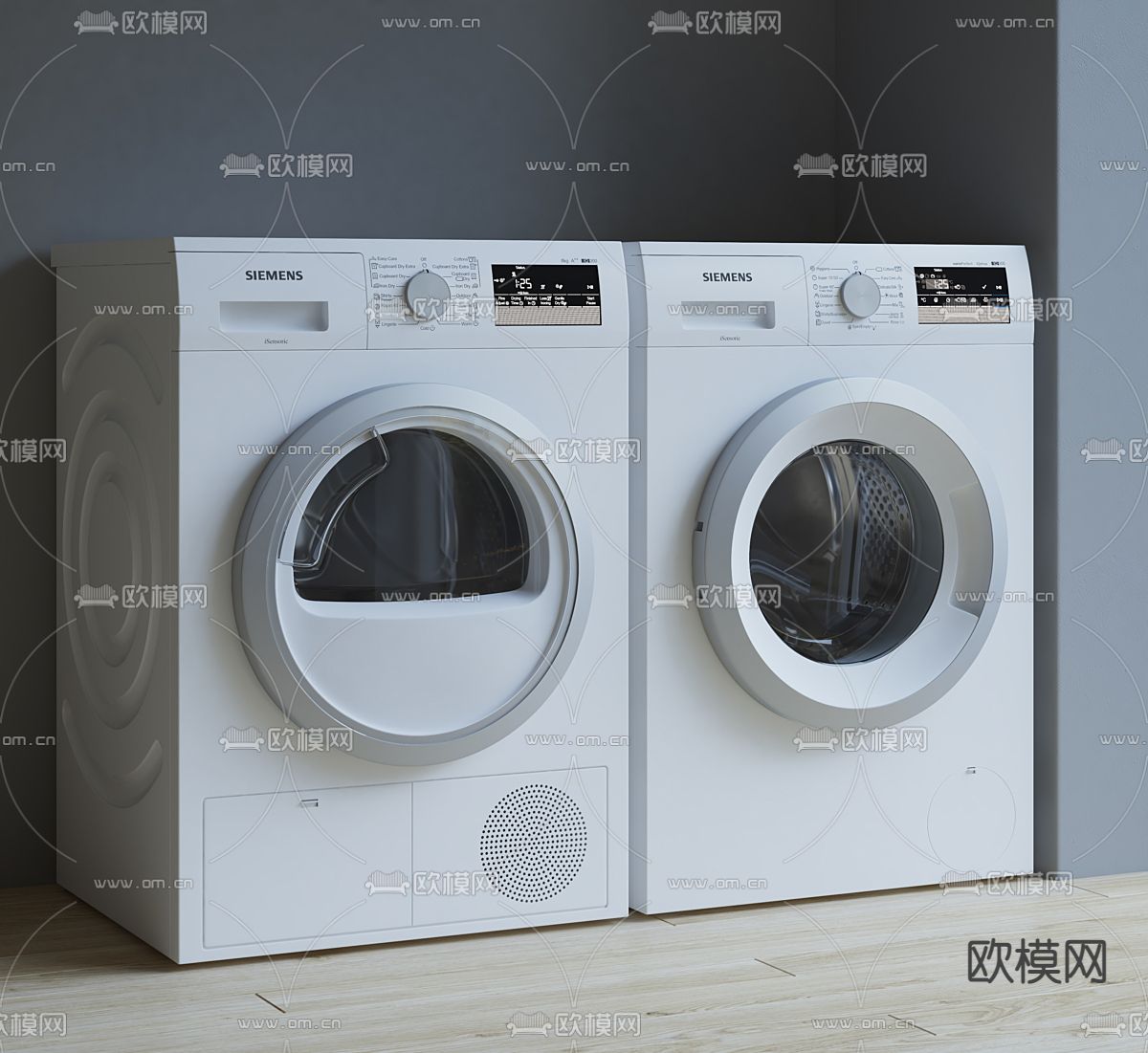 Siemens洗衣机 烘干机3d模型下载