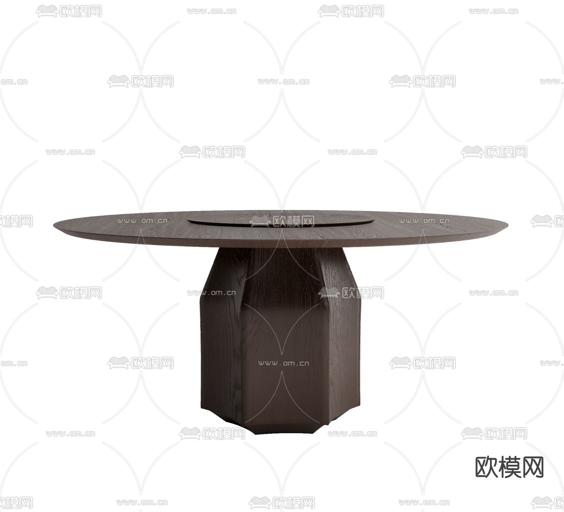 molteni C 圆餐桌3d模型下载