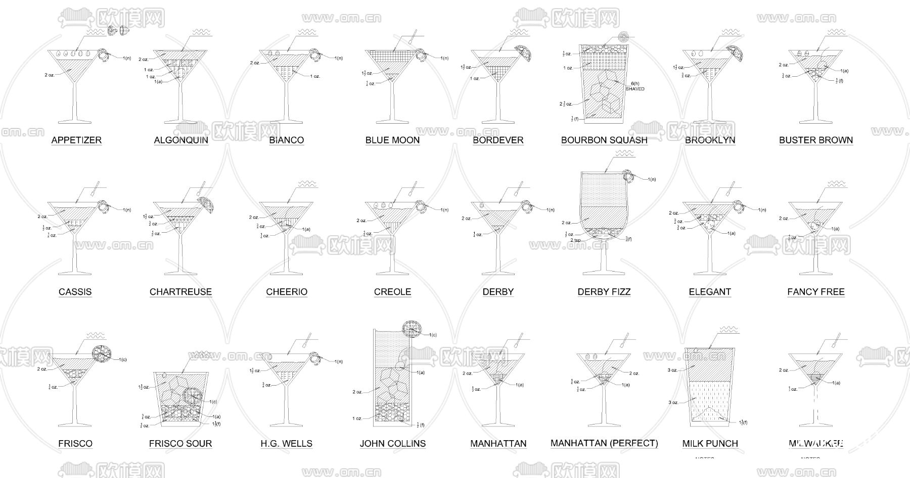 酒杯CAD图库下载（渲染图3）