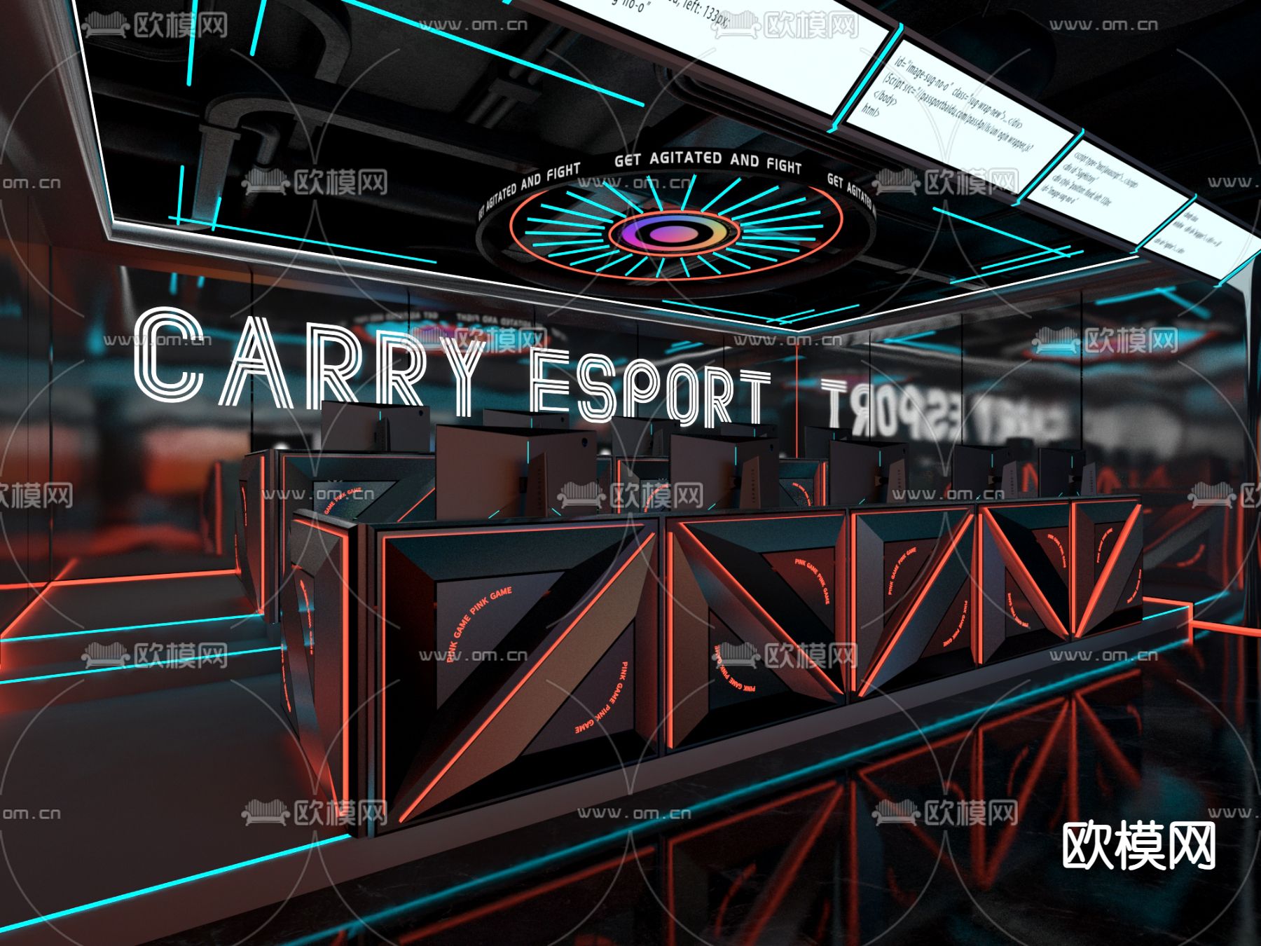 网吧 网咖3d模型下载