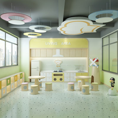  幼儿园烘培室su模型 