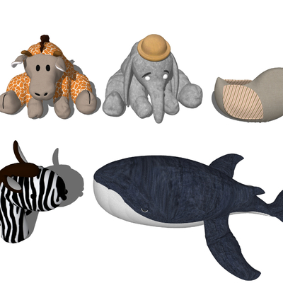  儿童毛绒玩具 玩偶布偶su模型 