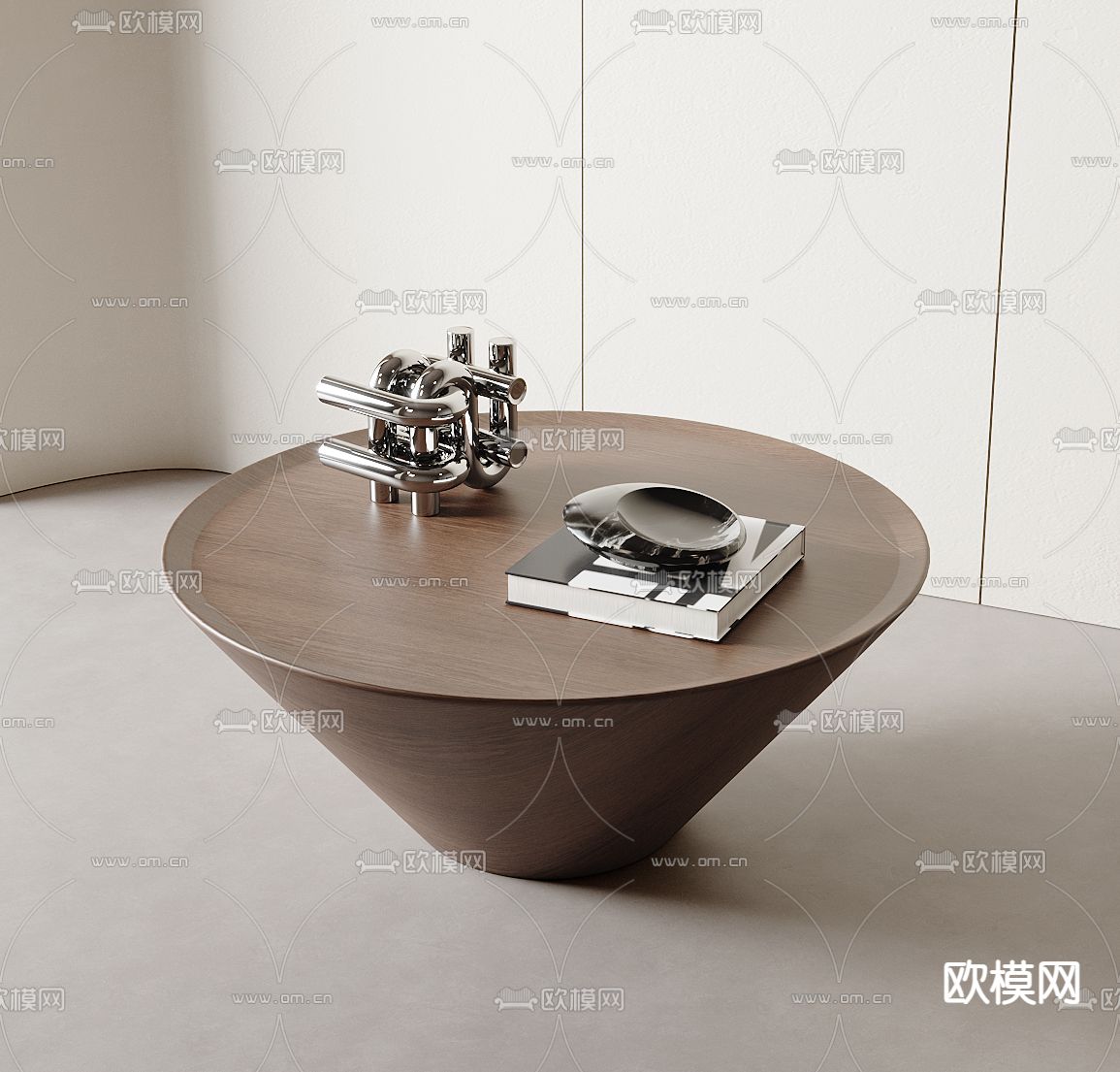 现代茶几3d模型下载